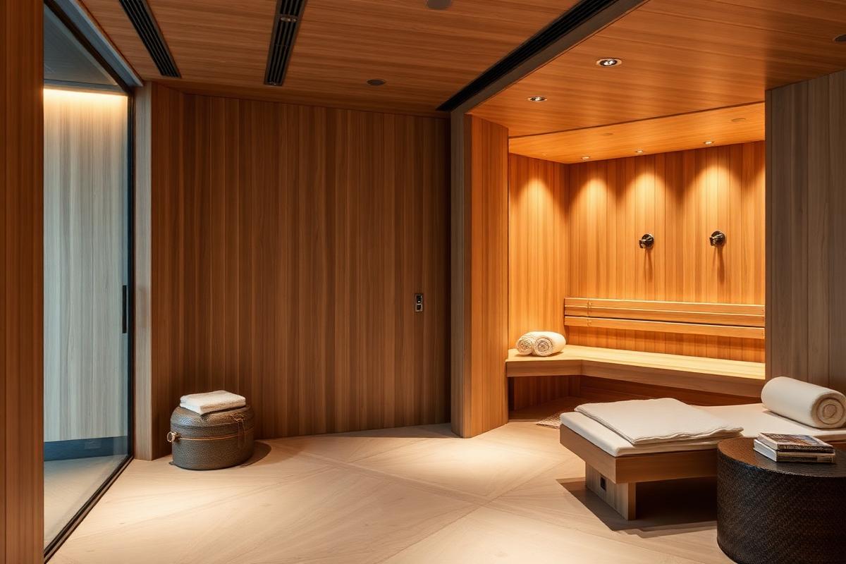 Waterfront wellness spa